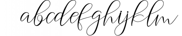 Agelysha Script Font LOWERCASE