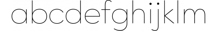 Ageo geometric sans font family 12 Font LOWERCASE