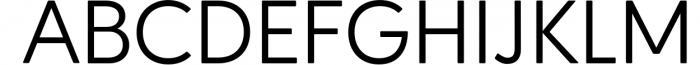 Ageo geometric sans font family 1 Font UPPERCASE