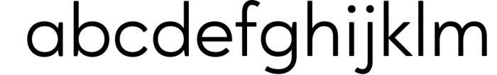 Ageo geometric sans font family 1 Font LOWERCASE