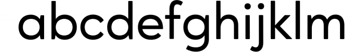 Ageo geometric sans font family 9 Font LOWERCASE