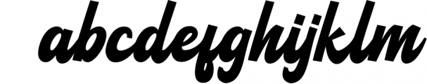 Agies Fresh - Retro Bold Script Font Font LOWERCASE