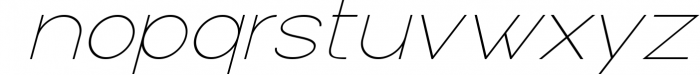 Aginoe - Modern Sans Serif Font 1 Font LOWERCASE