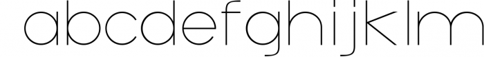 Aginoe - Modern Sans Serif Font 3 Font LOWERCASE