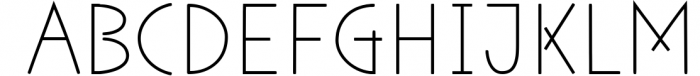 Agnostic - Thin Line Geometric Font 1 Font LOWERCASE