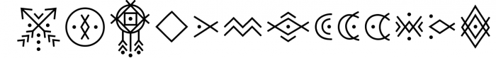 Agnostic - Thin Line Geometric Font Font UPPERCASE