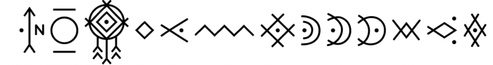 Agnostic - Thin Line Geometric Font Font LOWERCASE