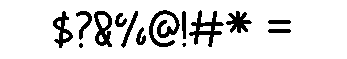 Agamama Font OTHER CHARS
