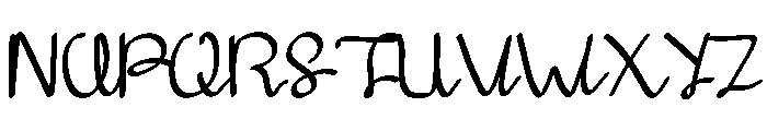 Agamama Font UPPERCASE