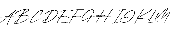 Agatha Paterson Font UPPERCASE