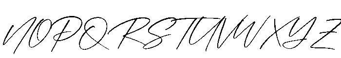 Agatha Paterson Font UPPERCASE