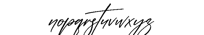 Agatha Paterson Font LOWERCASE