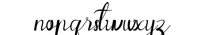 Agatha - Personal Use Font LOWERCASE