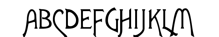 Agatha Font UPPERCASE