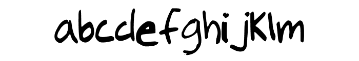 Agathe Font LOWERCASE