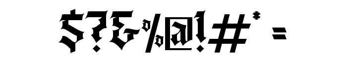Agathiqy Regular Font OTHER CHARS