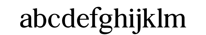 Agatho Medium Font LOWERCASE