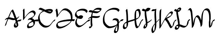 Agathsya-Regular Font UPPERCASE