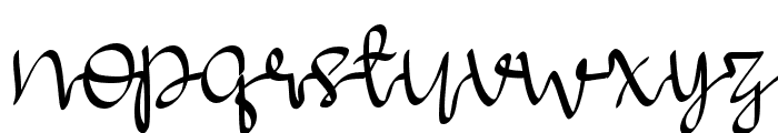Agathsya-Regular Font LOWERCASE
