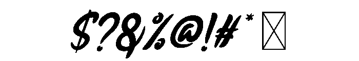 Agentpersonal Font OTHER CHARS