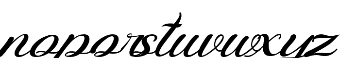 Agetya Butterfly Italic Italic Font LOWERCASE