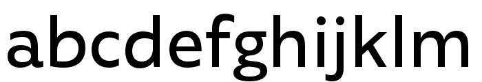 Agile Sans Regular Font LOWERCASE