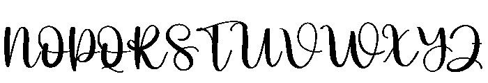 Agile Font UPPERCASE