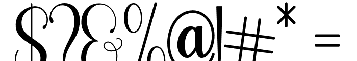 Agilia Font OTHER CHARS