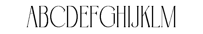 Aginers Font UPPERCASE