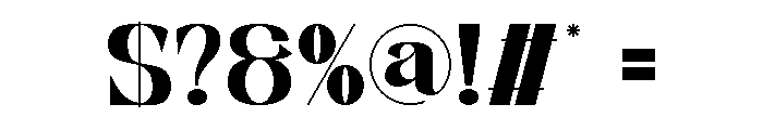 Aglafe Font OTHER CHARS
