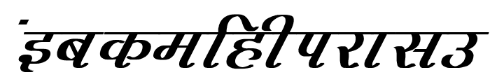 Agra Bold Italic Font LOWERCASE