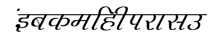 Agra Italic Font LOWERCASE