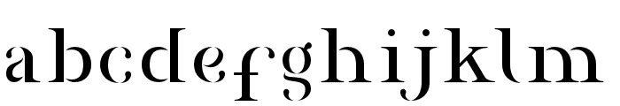 AgrasiaFree-Regular Font LOWERCASE