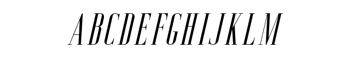 AgueroSerifFree-Italic Font LOWERCASE