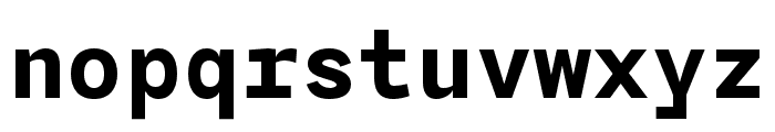 Agyx Mono Bold Font LOWERCASE