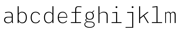 Agyx Mono Extralight FONT