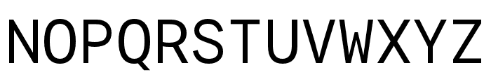 Agyx Mono Regular Font UPPERCASE