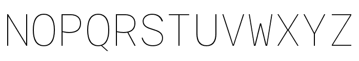 Agyx Mono Thin Font UPPERCASE