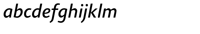 Agilita Medium Italic Font LOWERCASE