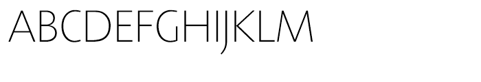 Agilita Thin Font UPPERCASE