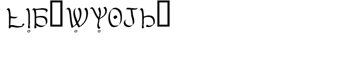 Aglab Regular Font OTHER CHARS