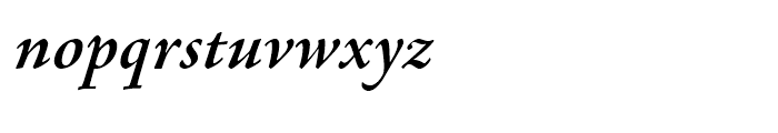 Agmena SemiBold Italic Font LOWERCASE