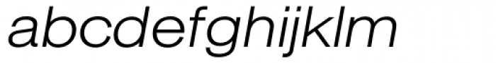 AG Book BQ Light Extended Italic Font LOWERCASE