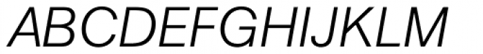 AG Book BQ Light Italic Font UPPERCASE