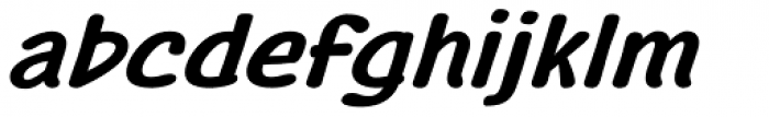 Agak Medium Italic Font LOWERCASE