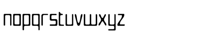 Agaline Blur Regular Font LOWERCASE