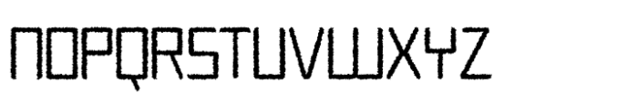 Agaline Rough Regular Font UPPERCASE