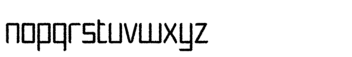 Agaline Rough Font LOWERCASE