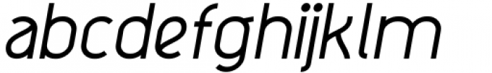 Agane Light Italic Font LOWERCASE