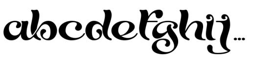 Agaste Regular Font LOWERCASE